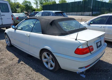 2006 BMW 325Ci из США, поврежденный, VIN WBABW33426PX84542